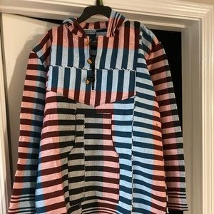 Colorful sweater - long sleeve with hoodie